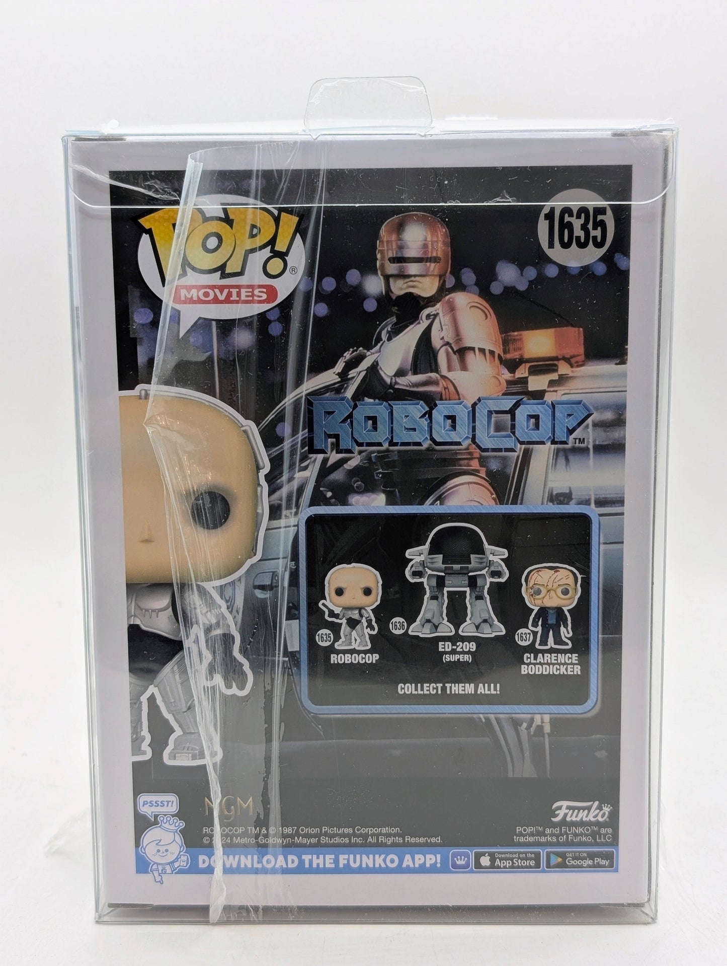 Peter Weller Signed "Robocop" #1635 Funko Pop - JSA