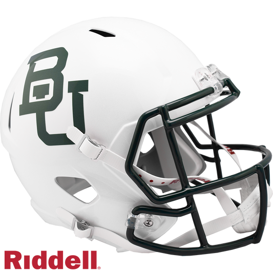 Baylor Bears Metallic White F/S Replica Football Helmet