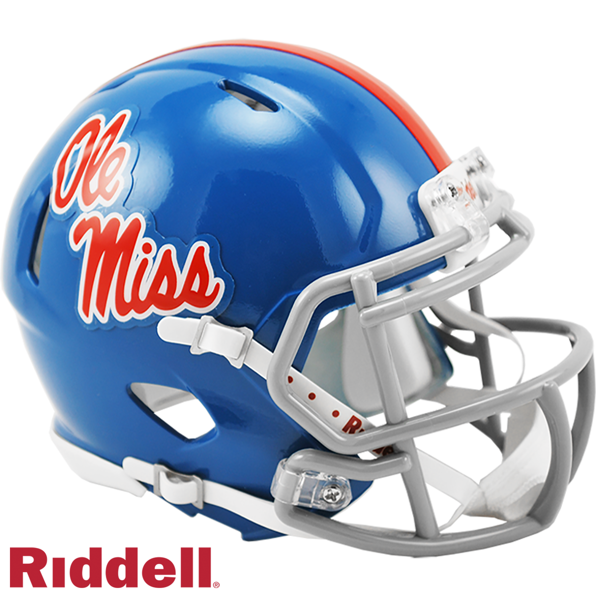 Mississippi Rebels Powder Blue F/S Authentic Football Helmet