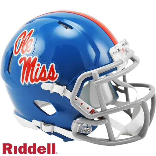 Mississippi Rebels Powder Blue F/S Authentic Football Helmet