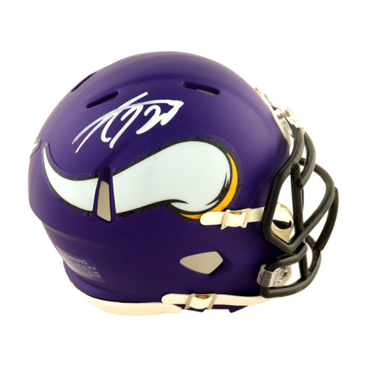 Adrian Peterson Signed Minnesota Vikings Mini Helmet - JSA