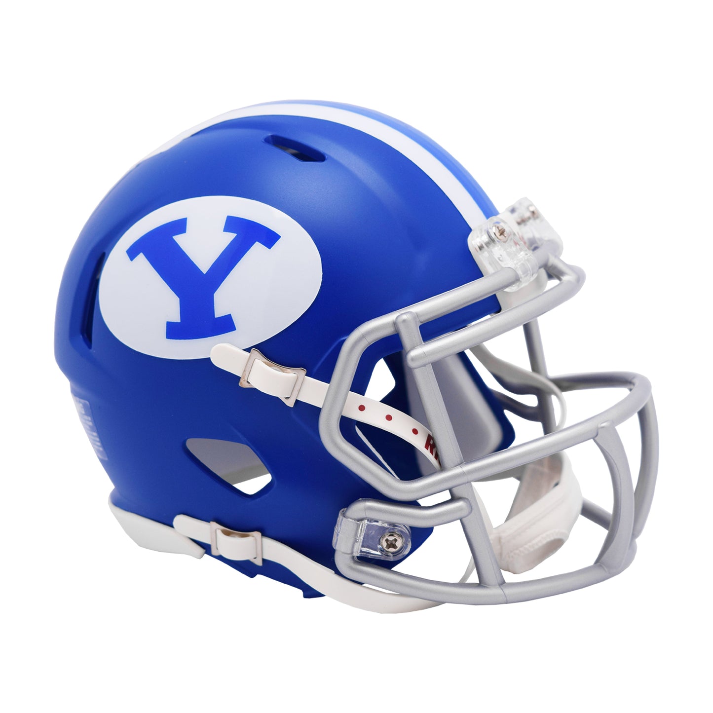 BYU (Cougars) 2021 - Royal Satin Speed - Mini FOOTBALL HELMET - #8057417