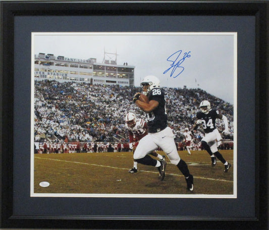 Saquon Barkley Penn State Autographed "Beaver Stadium" Photo Framed