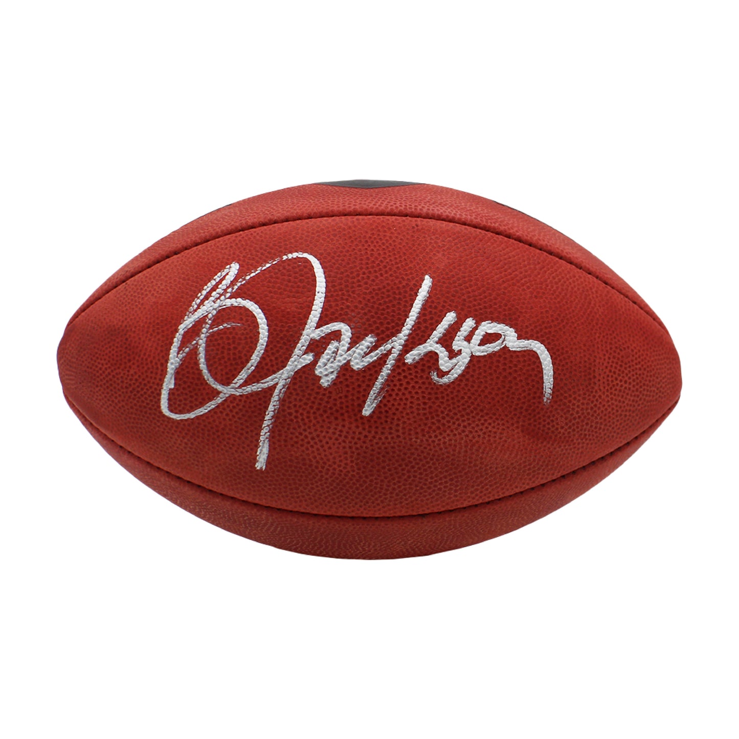 Bo Jackson Signed Authentic Wilson Raiders Metallic Football NFL