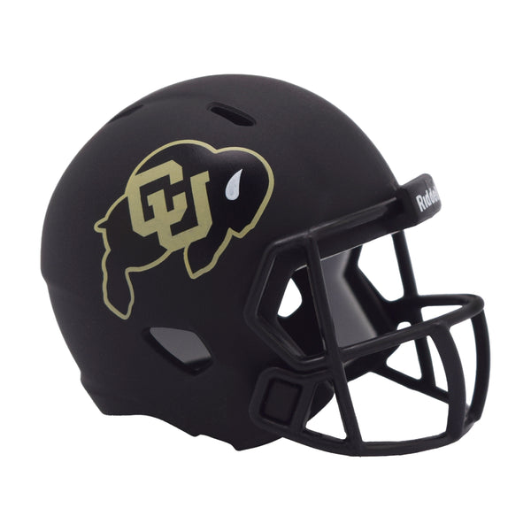 Colorado Buffaloes Helmet Riddell Pocket Pro Speed Style Black