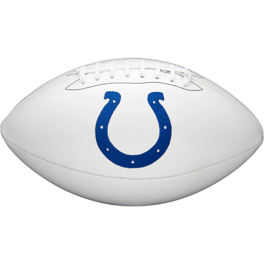 Indianapolis Colts Embroidered Logo Autograph Edition Football