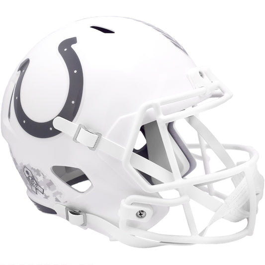 Indianapolis Colts 2024 Salute to Service Riddell Speed Replica Football Helmet