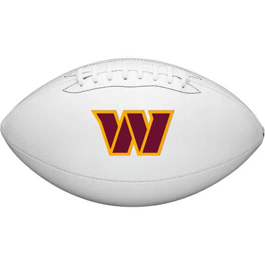 Washington Commanders Wilson Embroidered Logo Autograph Edition Football