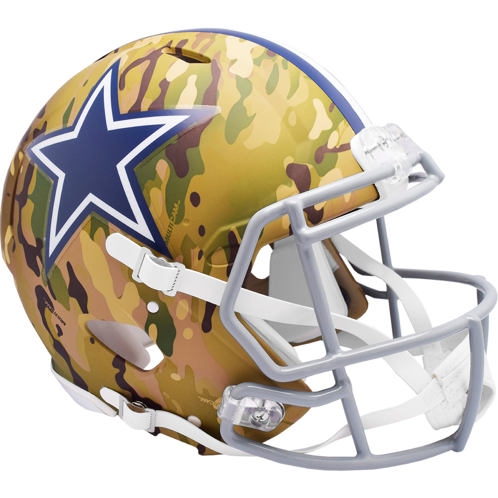 dallas cowboys authentic football helmet Dallas Cowboys CAMO Full Size Authentic Football Helmet – Sports Vault Shop