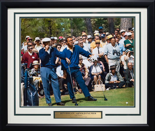 Ben Hogan & Arnold Palmer 16x20 1966 Masters Photo Framed