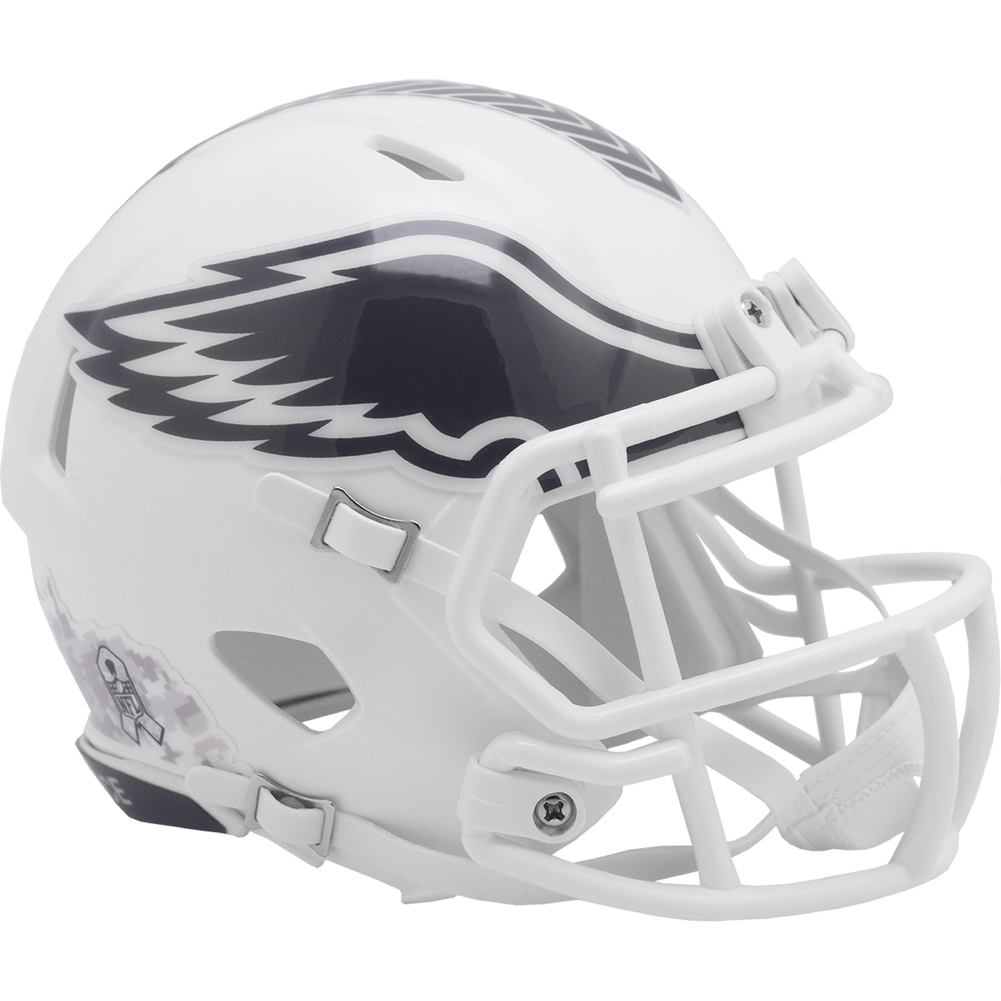 Philadelphia Eagles 2024 Salute to Service Riddell Speed mini Football – Sports Vault Shop