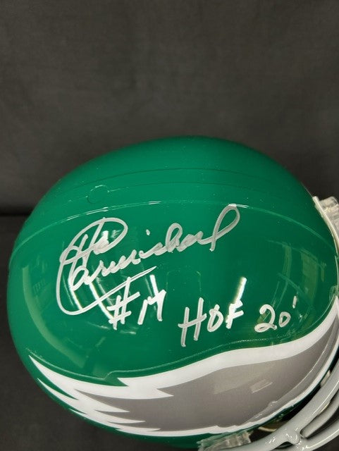 Harold Carmichael "HOF 20" Philadelphia Eagles Autographed FS Replica Helmet