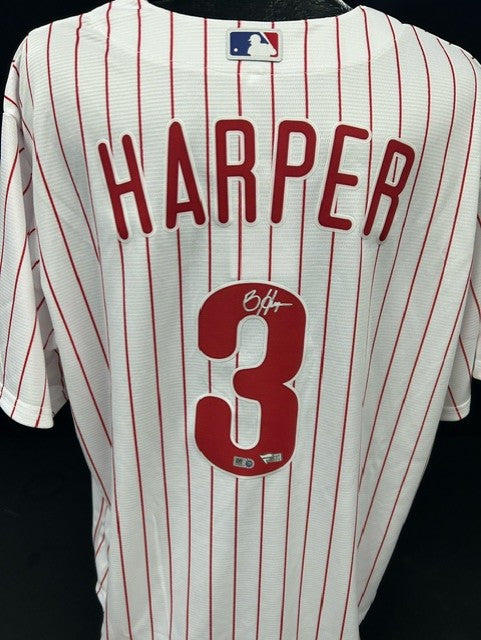 Bryce Harper Philadelphia Phillies Autographed Pinstriped Jersey