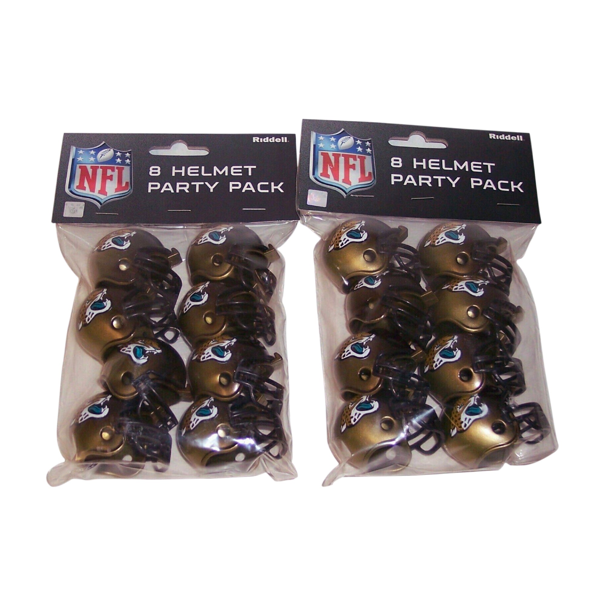 Jacksonville Jaguars Party Pack Riddell Speed Pocket Pro Mini Helmets - Qty 16