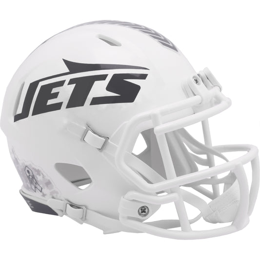 New York Jets 2024 Salute to Service Riddell Speed Mini Football Helmet NFL
