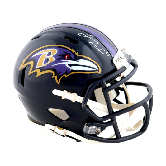 Jamal Lewis Signed Ravens Mini Helmet - Beckett