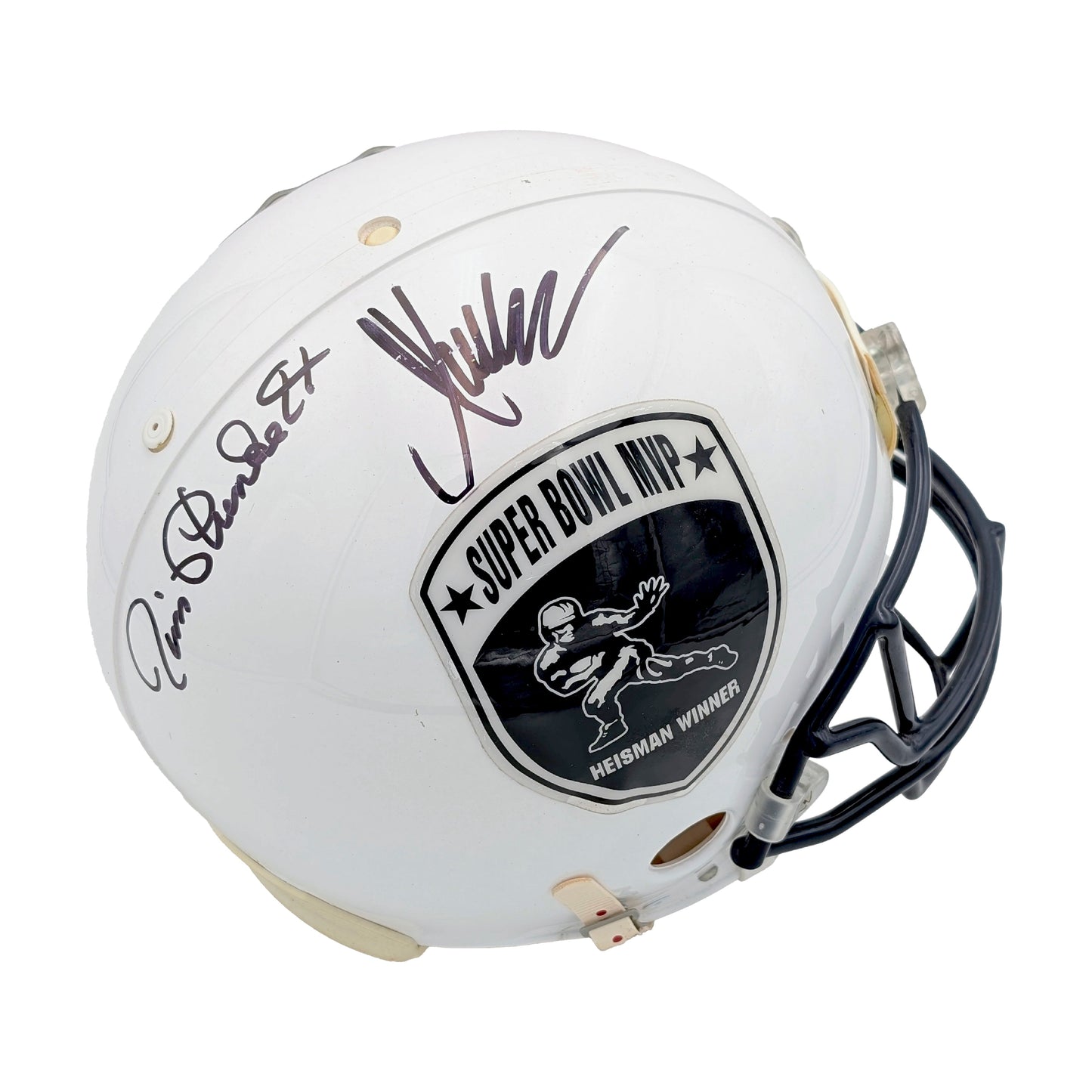 Jim Plunkett & Marcus Allen Signed SB MVP/Heisman Winners Authentic VSR4 F/S Helmet - Beckett