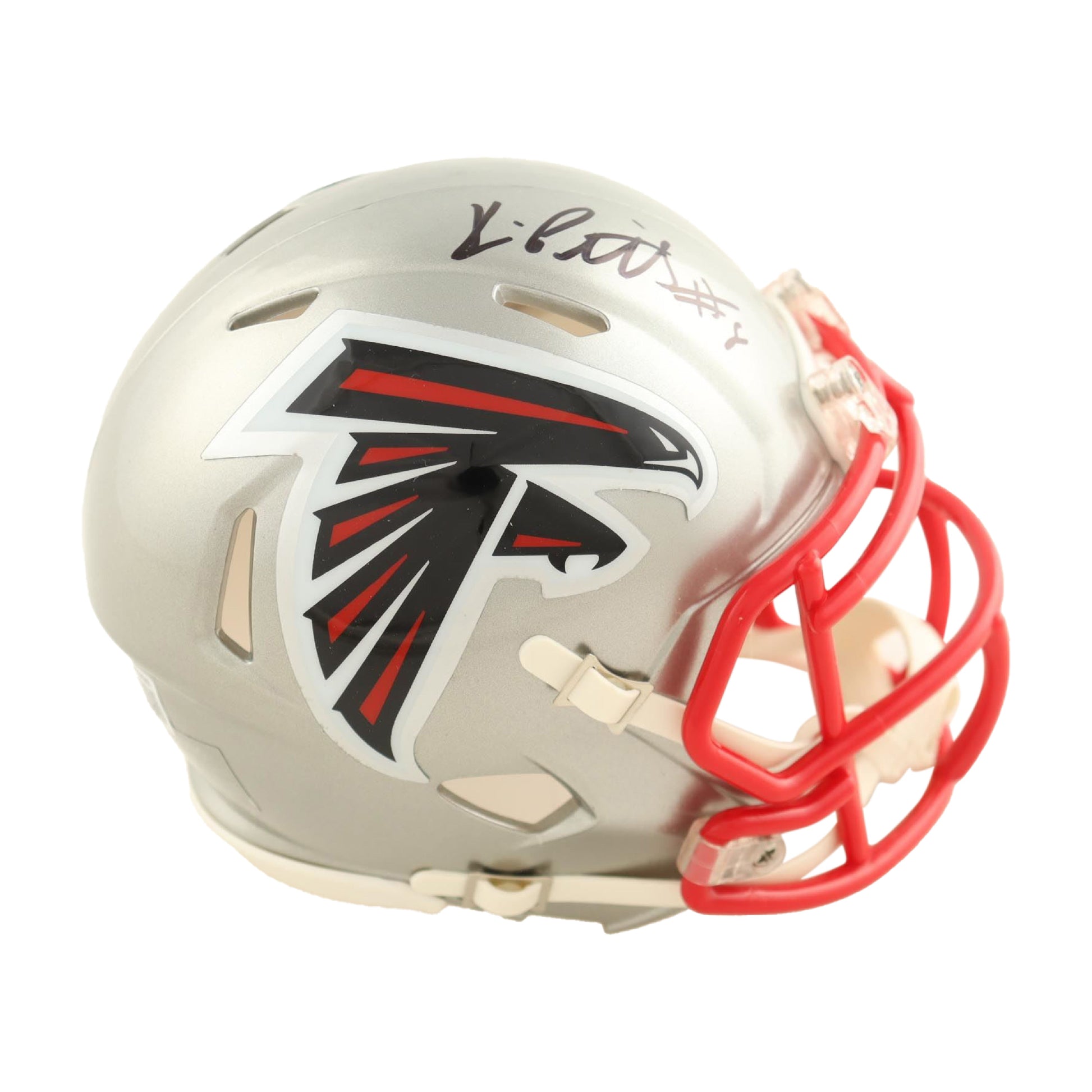 Kyle Pitts Autographed Atlanta Falcons Flash Alternative Mini Helmet