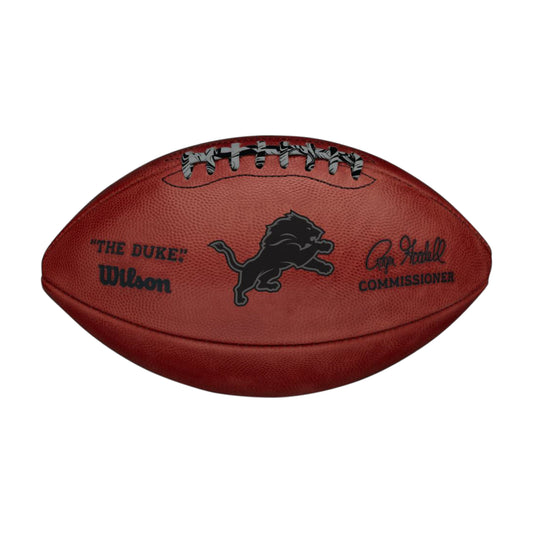 Detroit Lions Metallic Duke Football