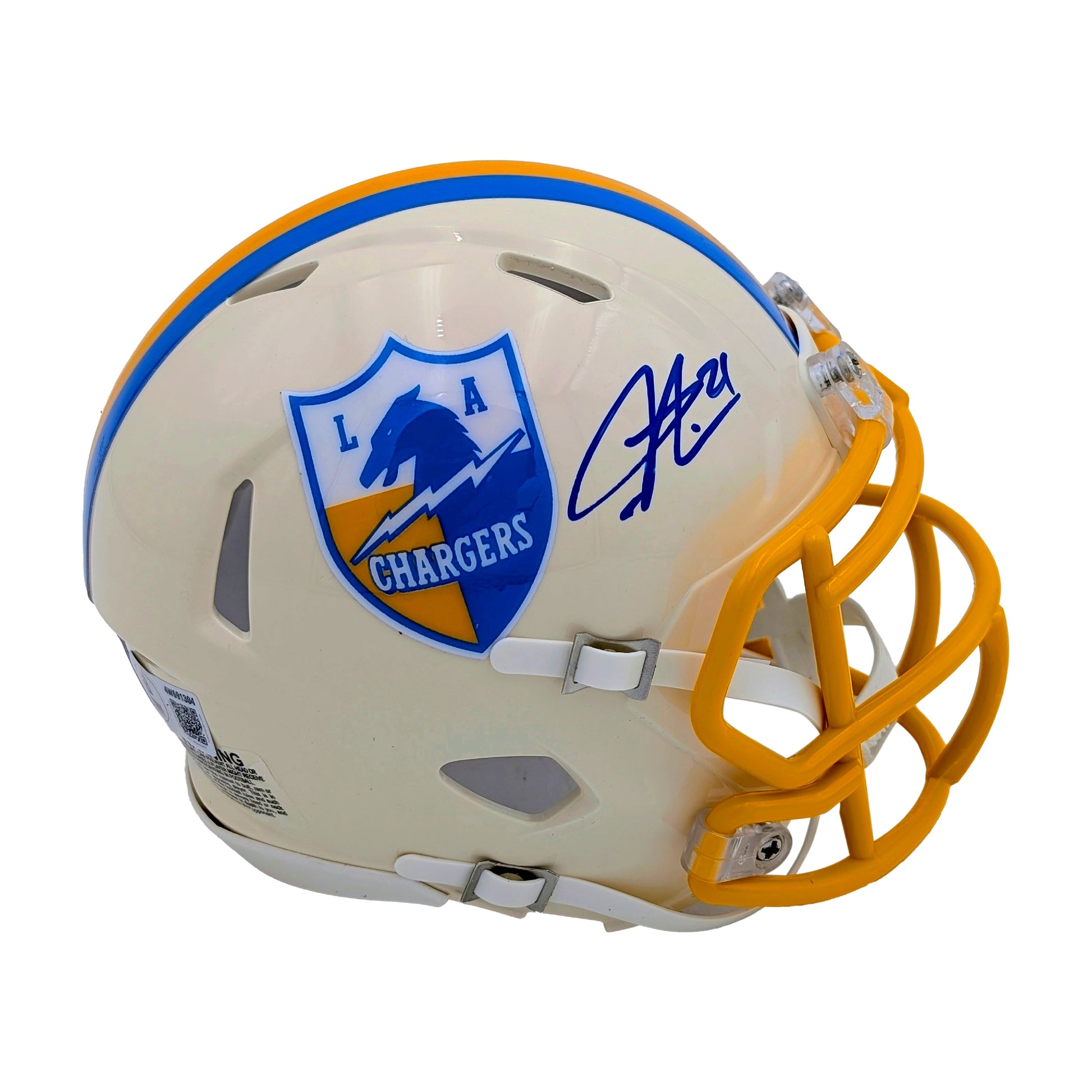 LaDainian Tomlinson Signed Chargers Retro Series Mini Helmet