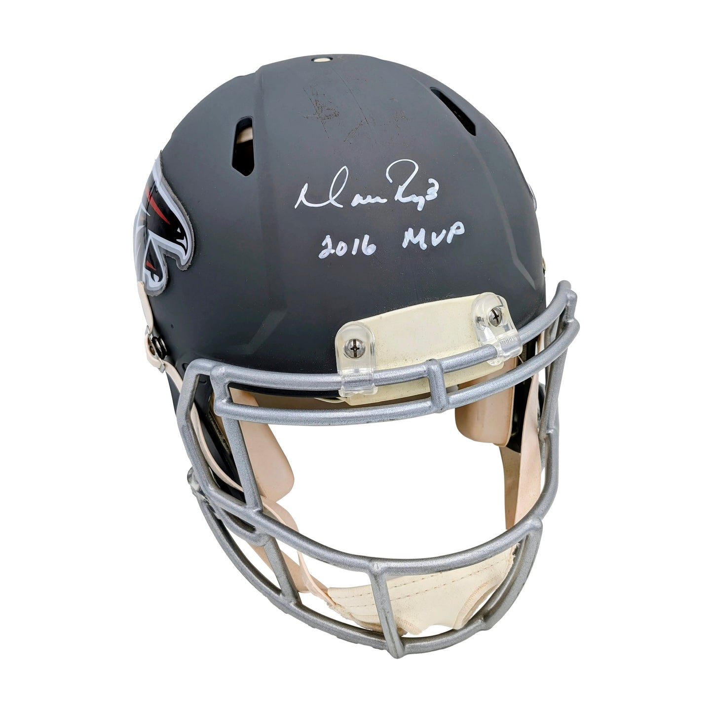 Matt Ryan Signed 2016 MVP Falcons Custom F/S Authentic Helmet - Beckett