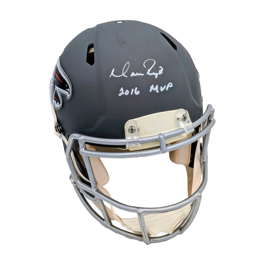 Matt Ryan Signed 2016 MVP Falcons Custom F/S Authentic Helmet - Beckett