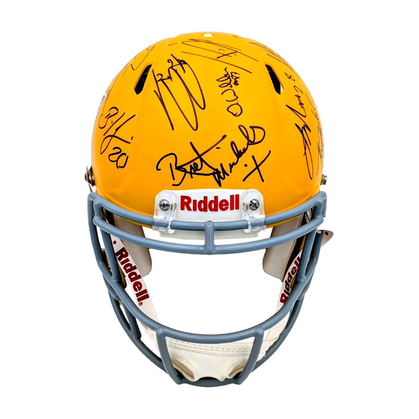 Riddell Full Size Helmet Signed by 14 NFL Stars Tua Kittle Bret Michaels COA