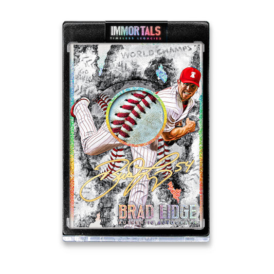 Jordan Spector X Brad Lidge "Lights Out" Immortals Collectible Card Presale.