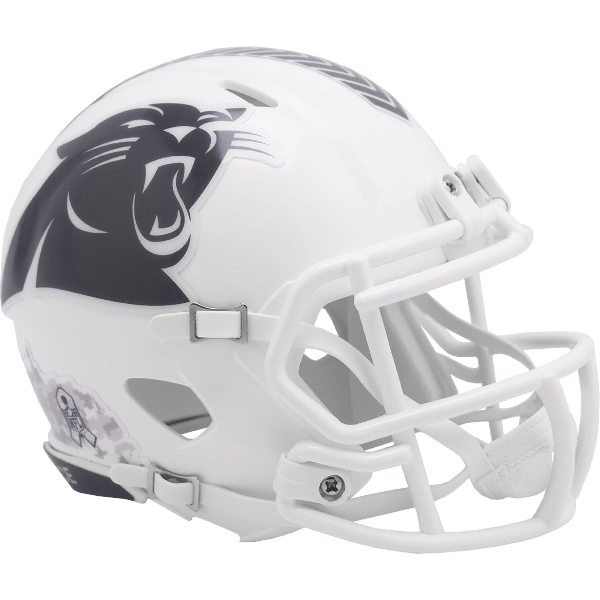 Carolina Panthers 2024 Salute To Service Riddell Speed Mini Football Helmet Carolina Panthers 2024 Salute To Service Riddell Speed Mini Football Helmet