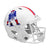 New England Patriots Riddell Speed Full Size Authentic White Shell and Mask Football Helmet