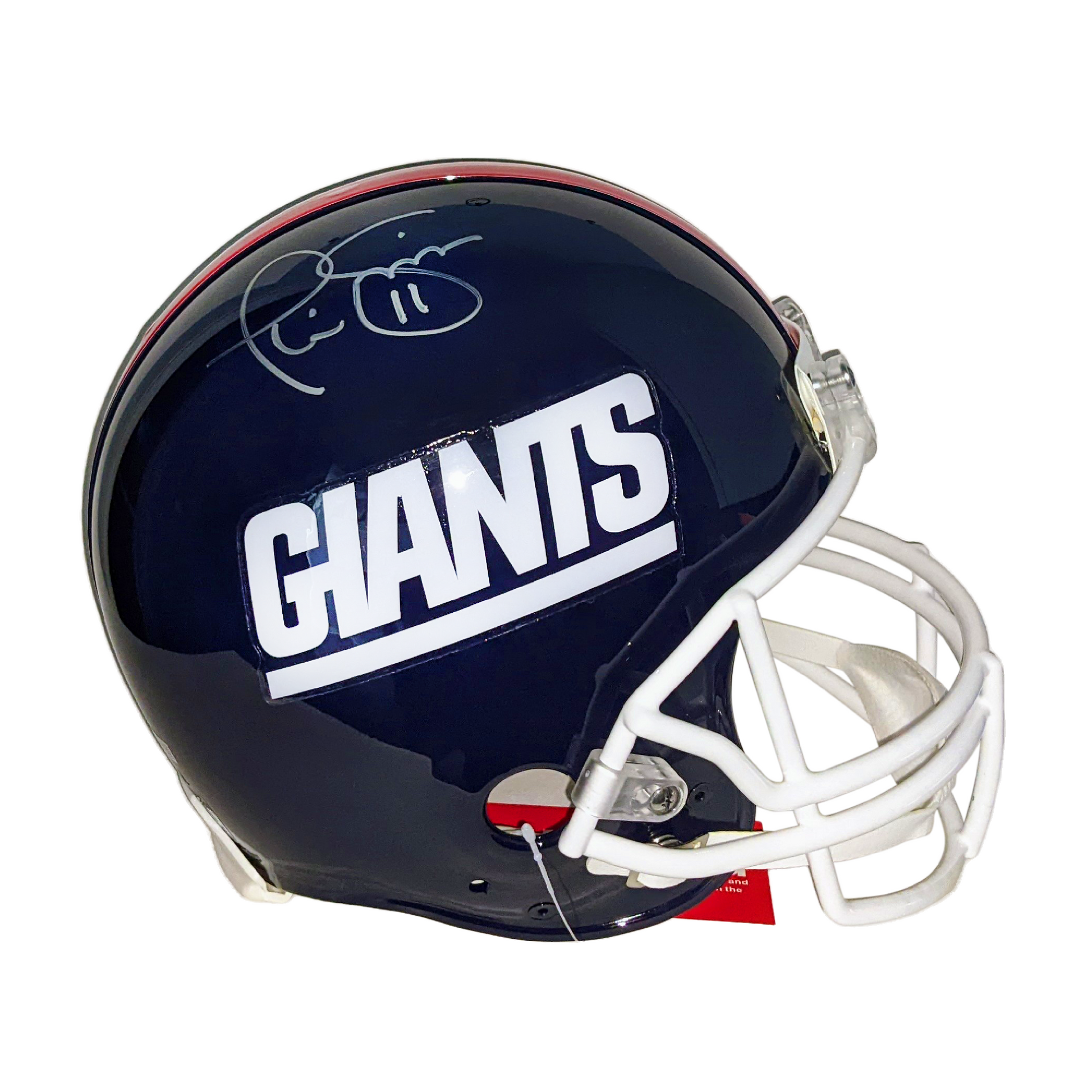 authentic pro football helmets Phil Simms Autographed Hand Signed New York Giants VSR4 Full Size Authentic Pro Football Helmet
