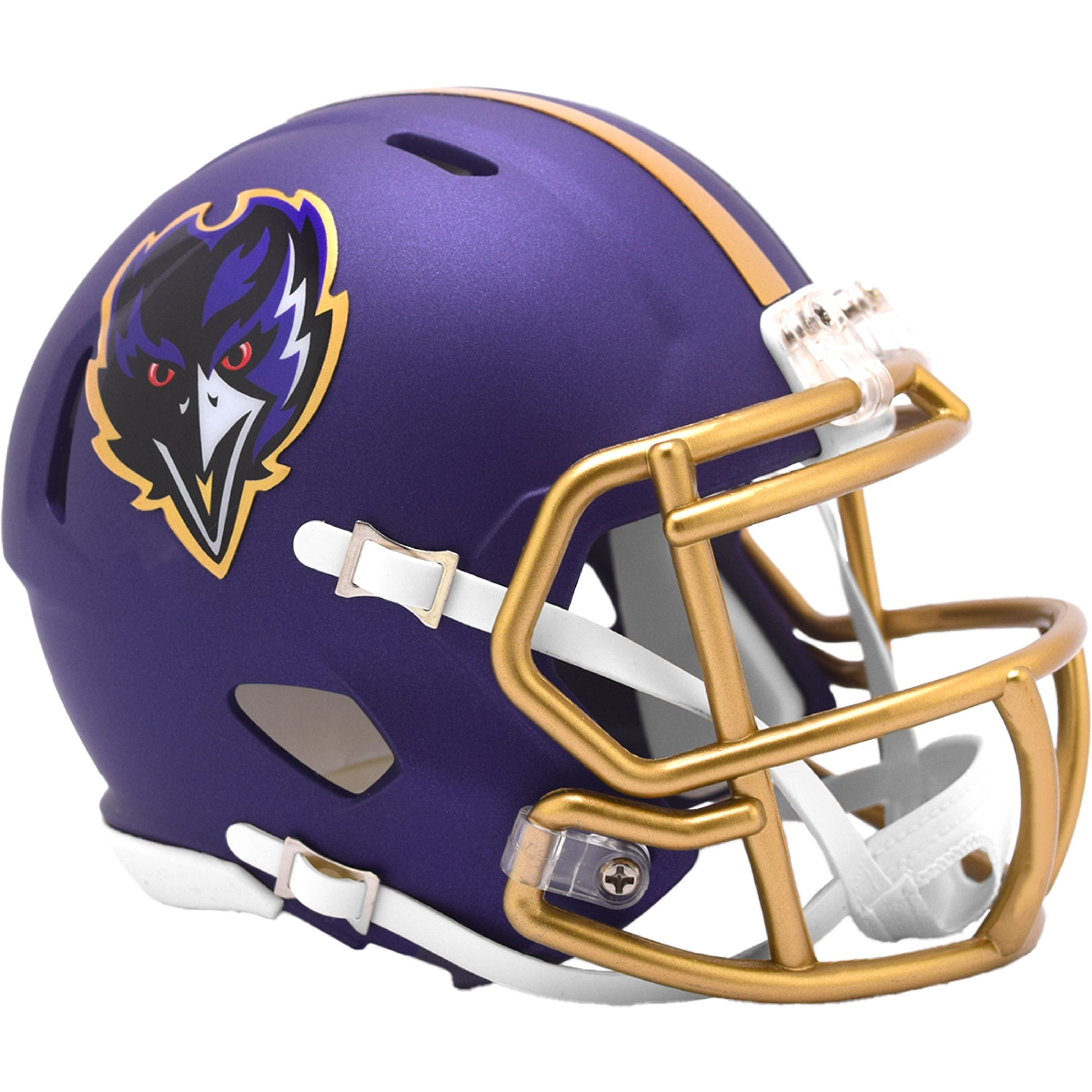 buy mini football helmets BALTIMORE RAVENS Riddell 2024 On-Field Alternate Speed Mini Football Helmet