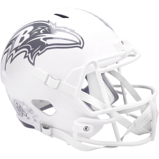 Baltimore Ravens 2024 Salute to Service Riddell Speed Replica Football Helmet