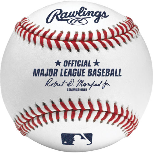 ROMLB Rawlings Official MLB Leather Game Baseball Robert Manfred - 6