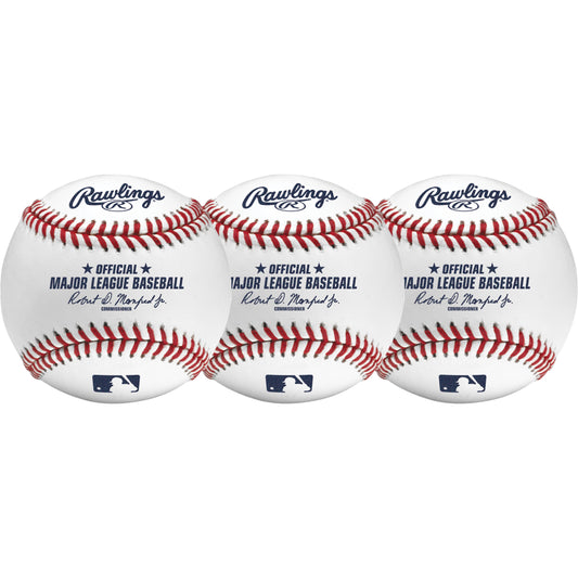 ROMLB Rawlings Official MLB Leather Game Baseball Robert Manfred - 3