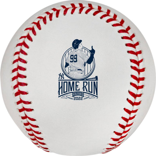 Rawlings Official MLB Aaron Judge AL Home Run Rrecord Commemorative Leather Game Baseball Robert Manfred