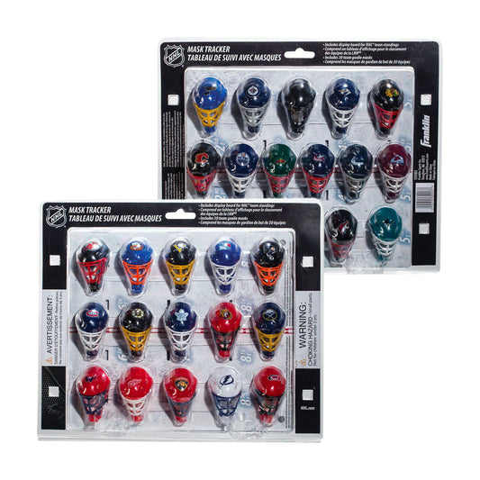 Riddell 32 Piece NHL Helmet Tracker Set - gumball size helmets - All NHL current Logo's - New 2023 Set