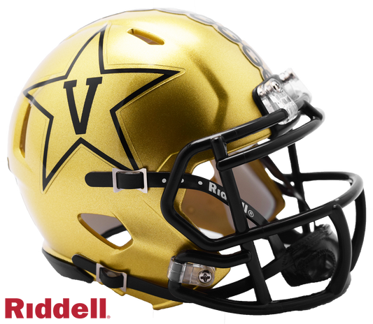 Vanderbilt Commodores Gold Speed Mini Football Helmet
