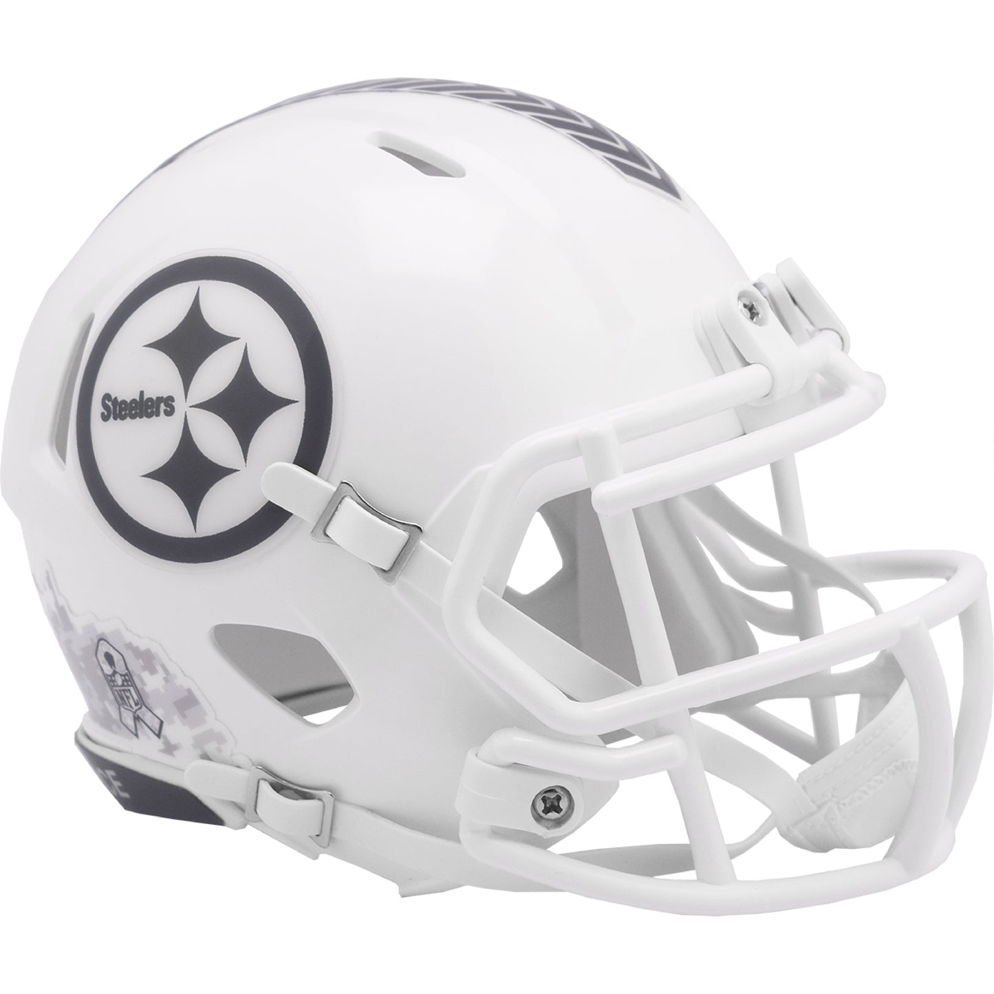 Pittsburgh Steelers 2024 Salute to Service Riddell Speed Mini Football Helmet