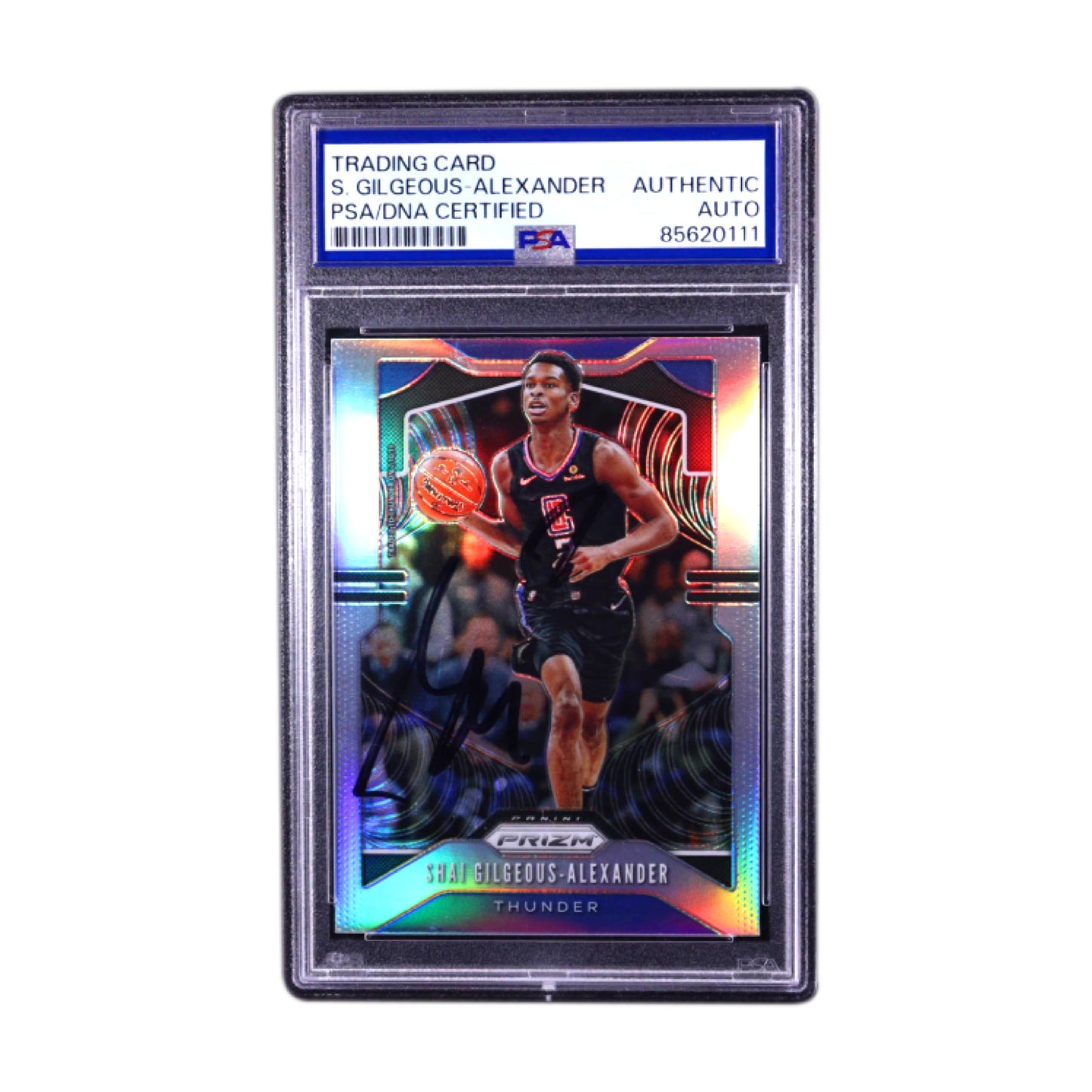 Shai Gilgeous-Alexander Signed 2019-20 Panini Prizm Silver #122 PSA/DNA Auto