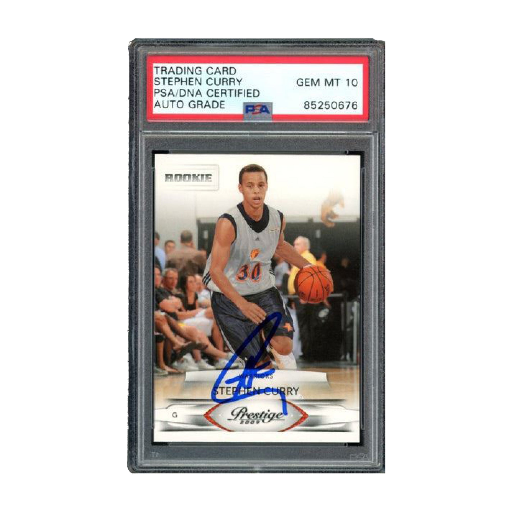 Stephen Curry 2009 Panini #207 PSA/DNA 10 Auto