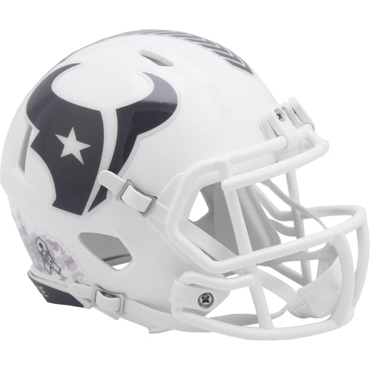 Houston Texans 2024 Salute to Service Riddell Speed Mini Football Helmet NFL