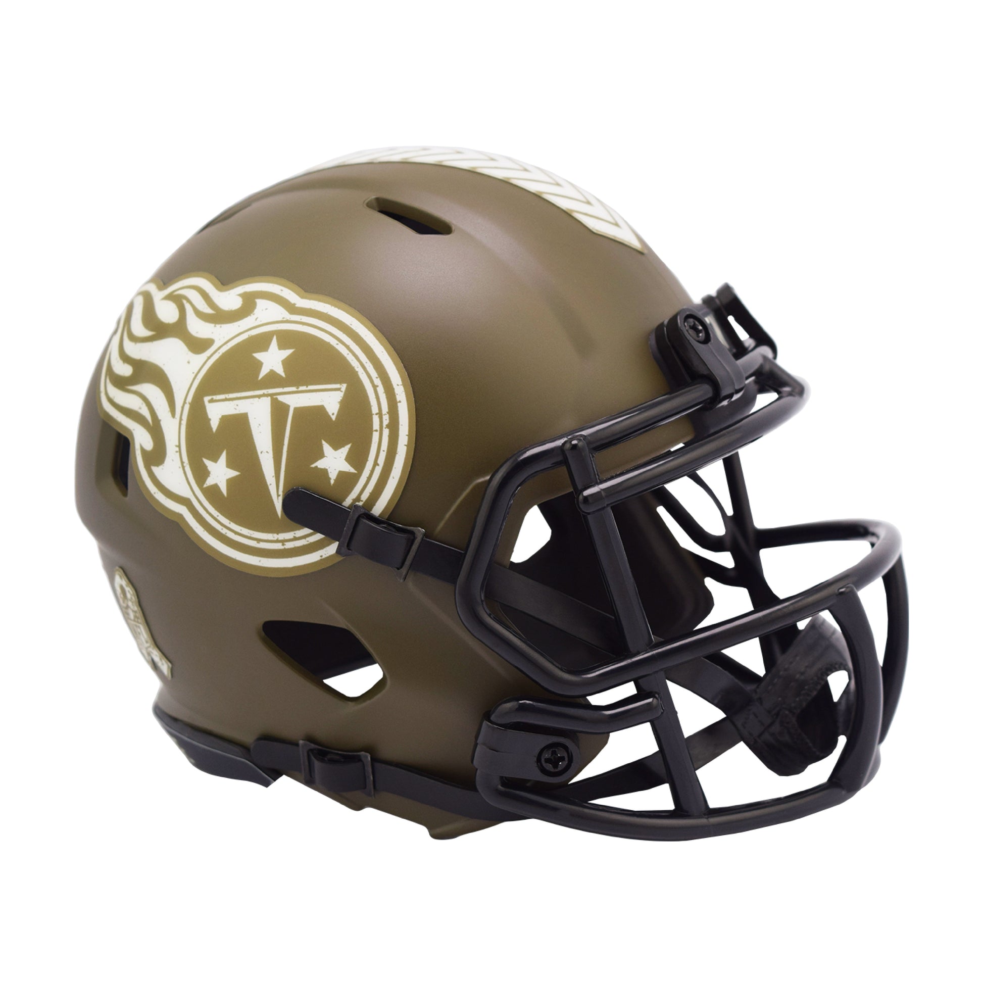 Tennessee Titans 2022 Salute to Service Riddell Speed Mini Football Helmet Tennessee Titans 2022 Salute to Service Riddell Speed Mini Football Helmet