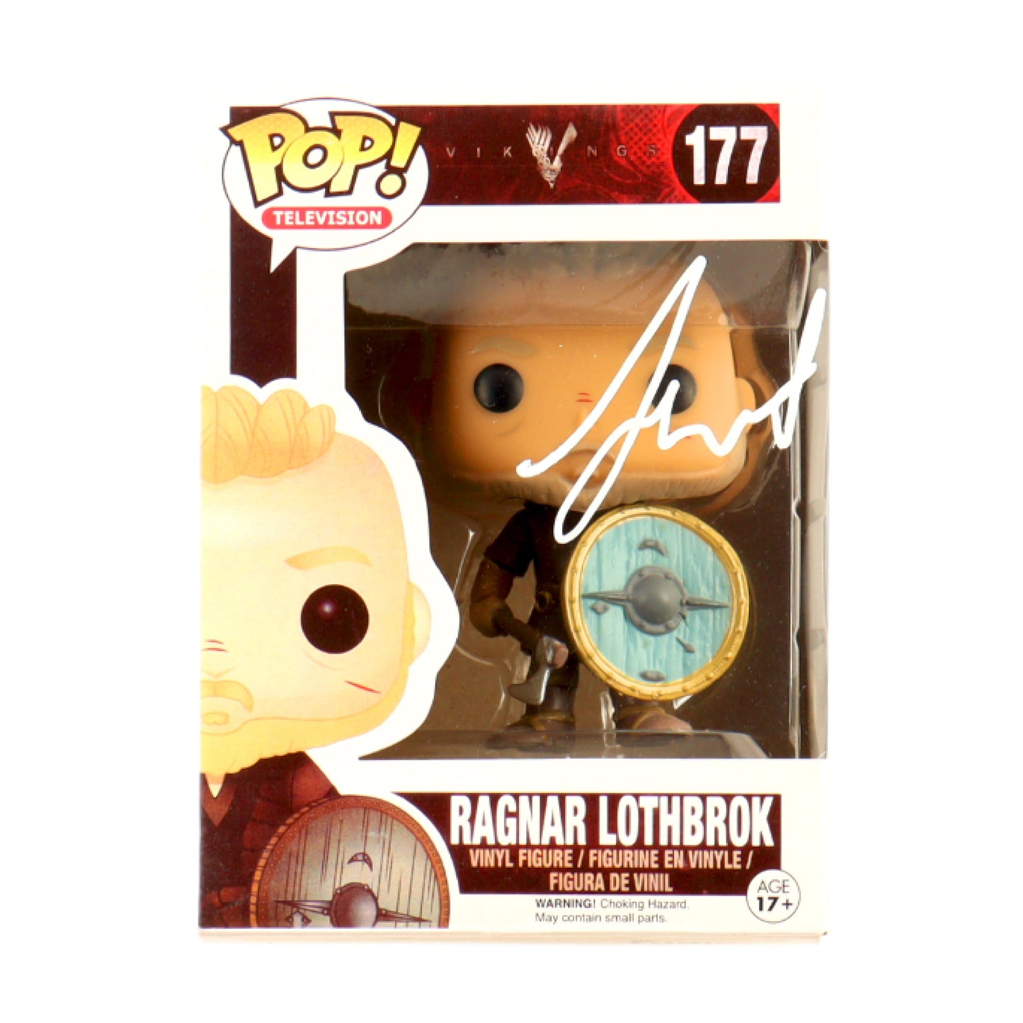 Travis Fimmel Signed "Vikings" #177 Ragnar Lothbrok Funko Pop! Figure - ACOA