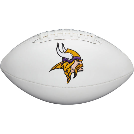Minnesota Vikings Embroidered Logo Autograph Edition Football