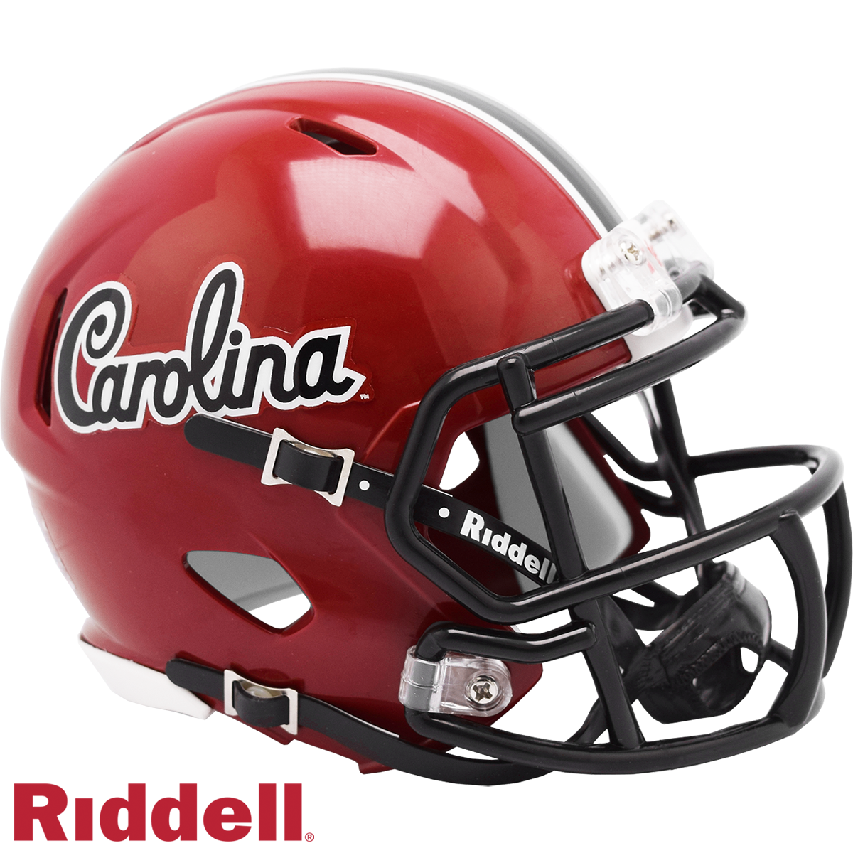 South Carolina Gamecocks Script - Speed - Mini FOOTBALL HELMET-#8055420