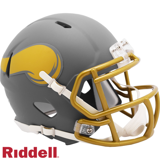 Minnesota Vikings Slate Speed Mini Football Helmet