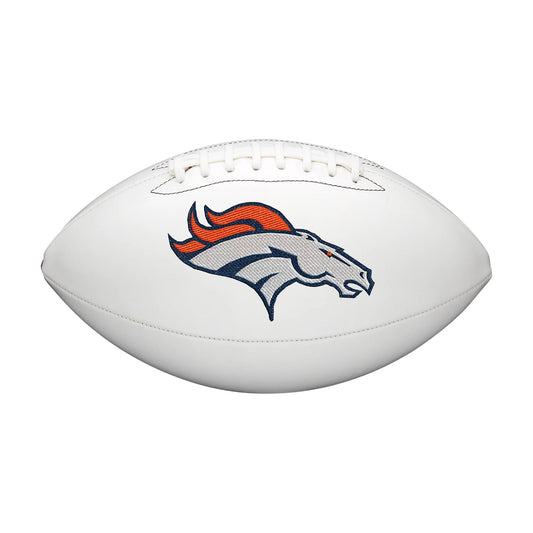 Denver Broncos Embroidered Logo Autograph Edition Football