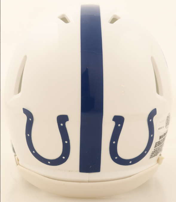 T.Y. Hilton Signed Indianapolis  Colts 1956 Throwback Mini Helmet - JSA