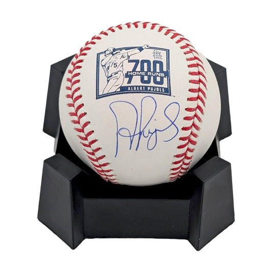 Albert Pujols Signed Rawlings 700 Home Runs MLB Baseball - Beckett